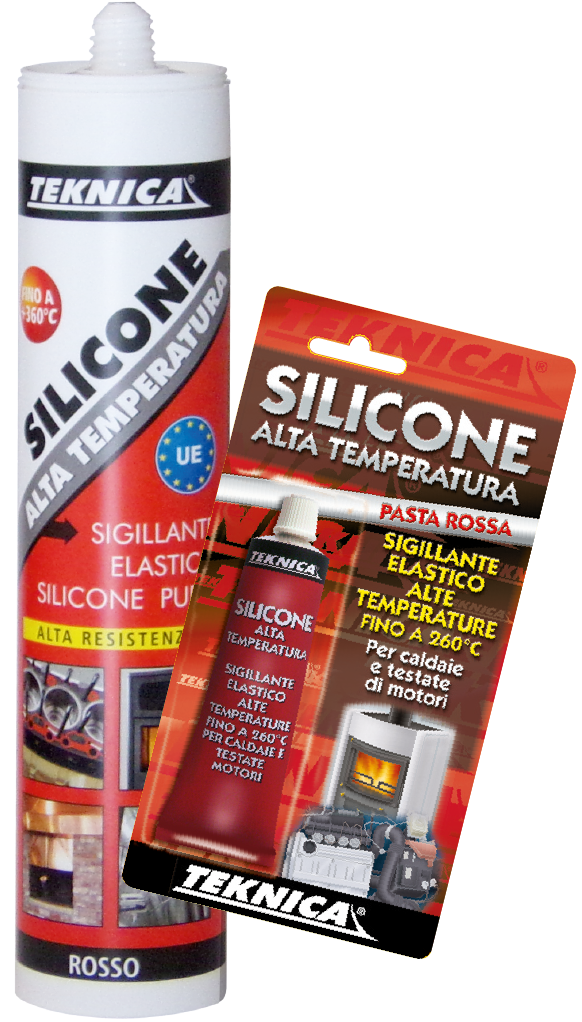 SILICONE ACETICO PATTEX ALTE TEMPERATURE ROSSO 280 ml